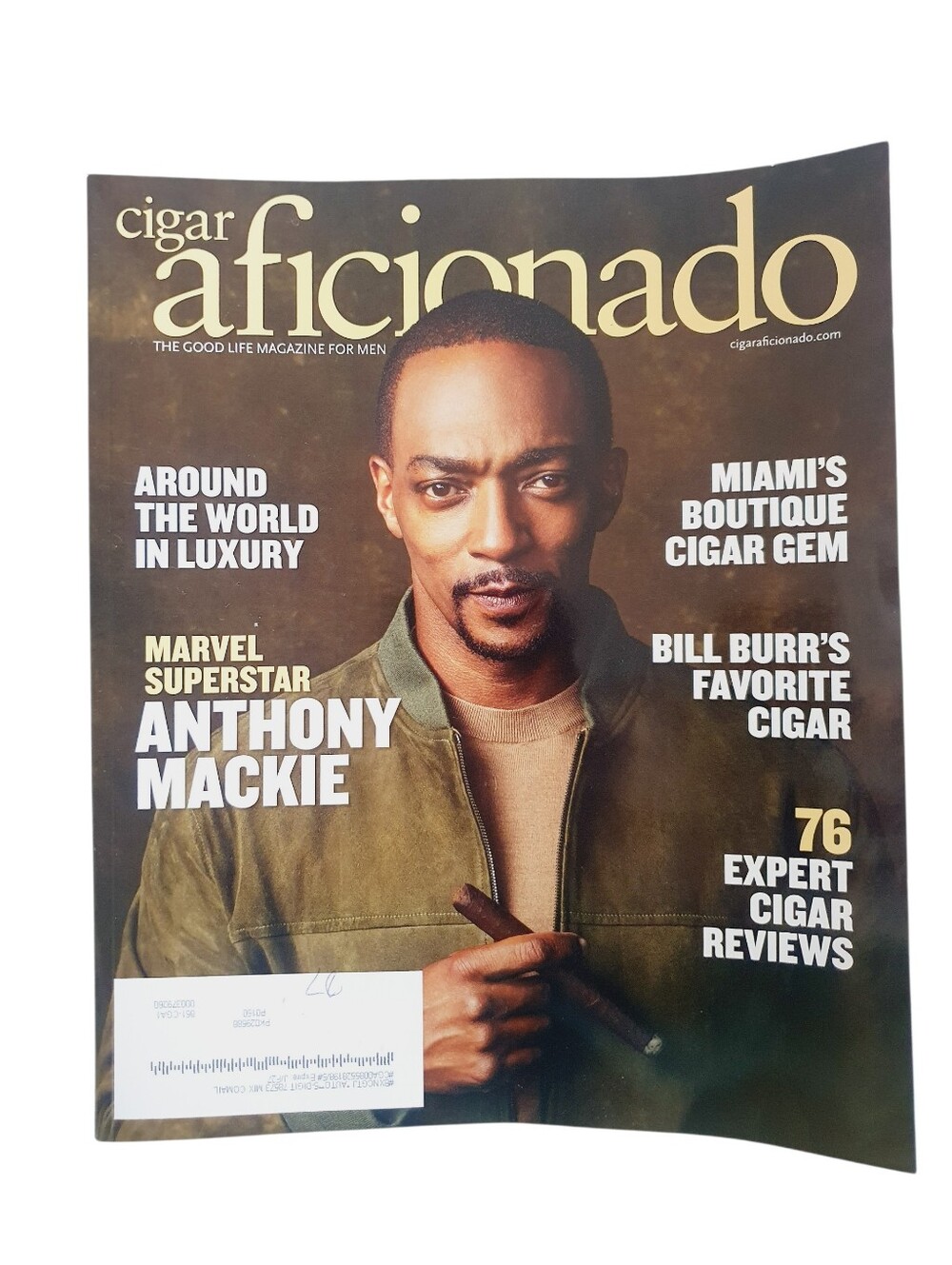 Cigar Aficionado Magazine - Sept/Oct, 2026- Marvel Superstar Anthony Mackie